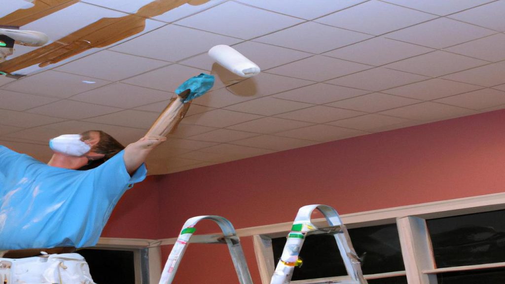 Unikaj tych błędów: błędy przy malowaniu sufitu